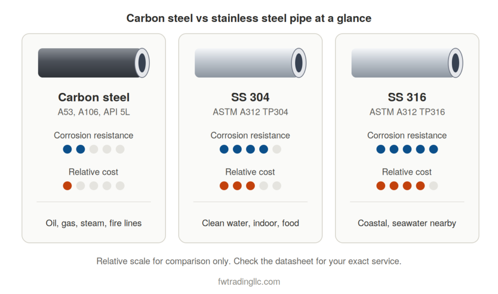 End of "Carbon Steel vs Stainless Steel Pipe in UAE Conditions"